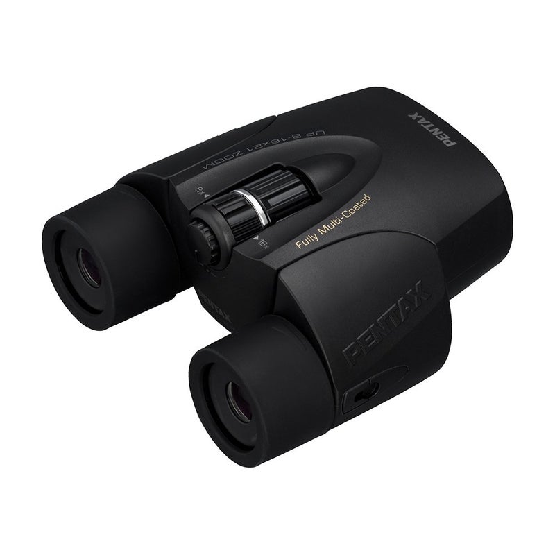 Pentax UP 8-16x21 Black Binoculars (Black) Fully-multi coating Zoom Tripod socket provide - Image 1